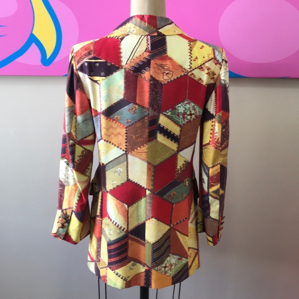 Moschino Cheap Chic Patchwork Blazer - image 5